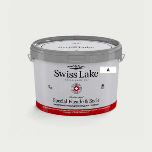 картинка Краска Swiss Lake Special Faсade & Socle цвет kaolin №9 от LIVING