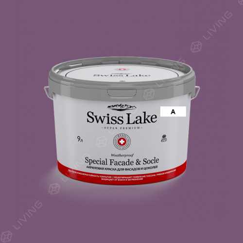 картинка Краска Swiss Lake Special Faсade & Socle цвет purple №1849 от LIVING