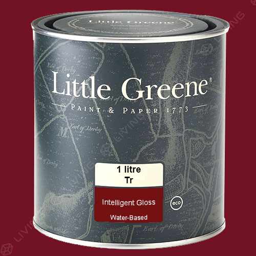картинка Краска Little Greene Acrylic Gloss (Intelligent Gloss) цвет Theatre Red №192 от LIVING