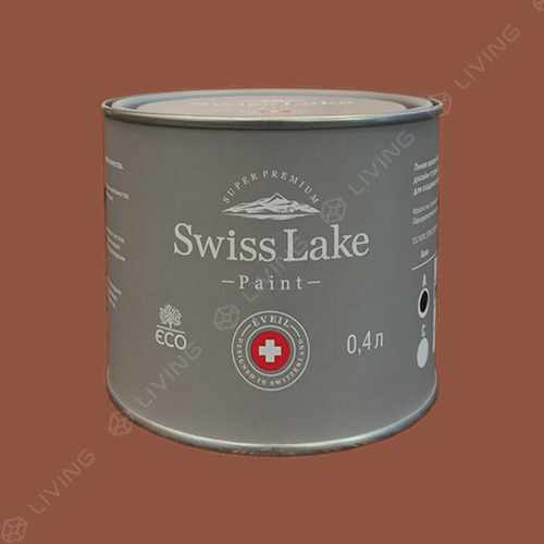 картинка Краска Swiss Lake Wall Comfort 7 цвет Sienna №1489 от LIVING