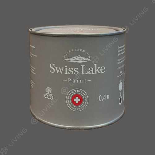 картинка Краска Swiss Lake Wall Comfort 7 цвет austere gray №2830 от LIVING