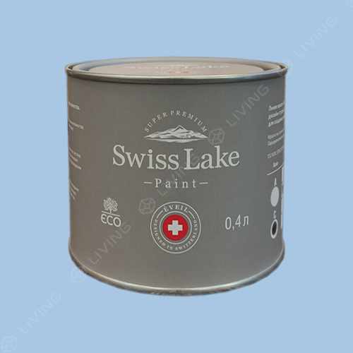 картинка Краска Swiss Lake Wall Comfort 7 цвет Prussian blue №1920 от LIVING