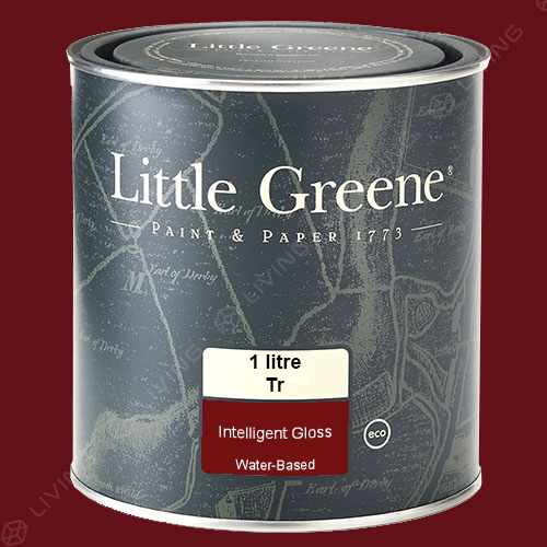 картинка Краска Little Greene Acrylic Gloss (Intelligent Gloss) цвет Baked Cherry №14 от LIVING