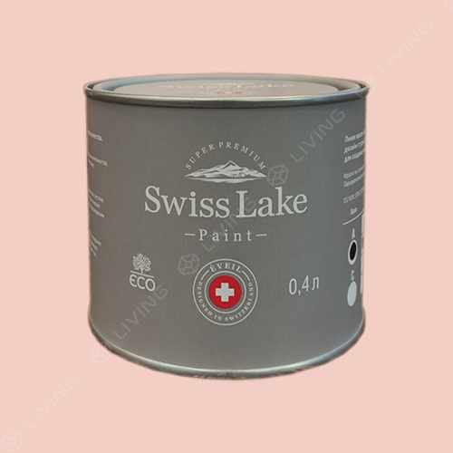 картинка Краска Swiss Lake Wall Comfort 7 цвет bashful blush №1453 от LIVING