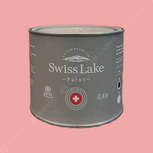 картинка Краска Swiss Lake Wall Comfort 7 цвет strawberry mojito №1319 от LIVING