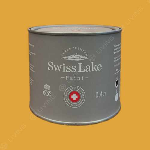 картинка Краска Swiss Lake Wall Comfort 7 цвет dark yellow №1078 от LIVING