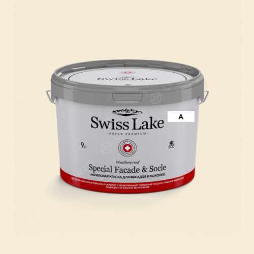 картинка Краска Swiss Lake Special Faсade & Socle цвет silk black №1111 от LIVING