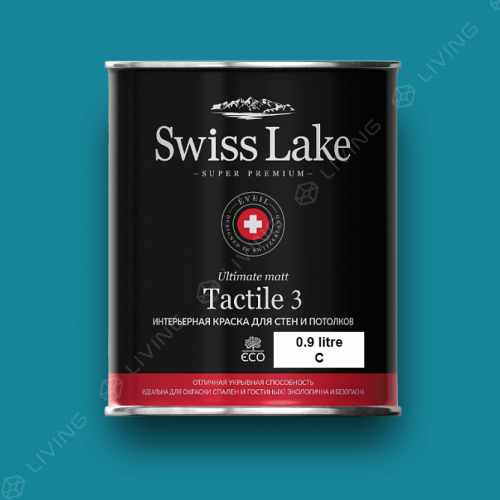 картинка Краска Swiss Lake Tactile 3 цвет STORMY RIDGE №2079 от LIVING