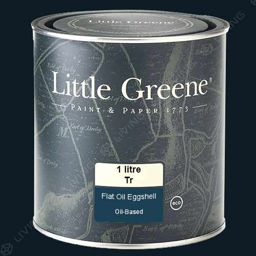 картинка Краска Little Greene Flat Oil Eggshell цвет Basalt №221 от LIVING