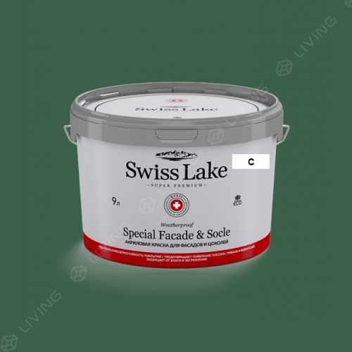 картинка Краска Swiss Lake Special Faсade & Socle цвет PINE woods №2517 от LIVING