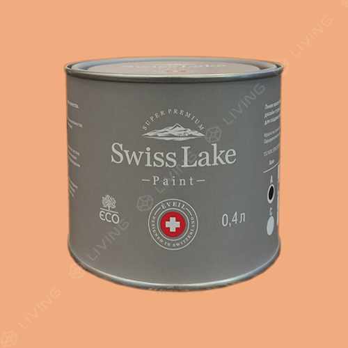 картинка Краска Swiss Lake Wall Comfort 7 цвет ripe peach №1172 от LIVING
