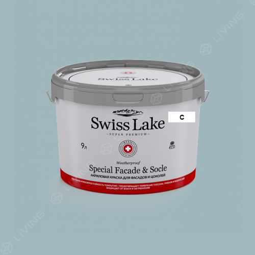 картинка Краска Swiss Lake Special Faсade & Socle цвет JULEP GREEN №2165 от LIVING