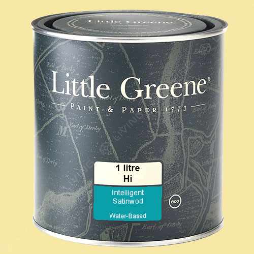 картинка Краска Little Greene Intelligent Satinwood цвет Custard №133 от LIVING