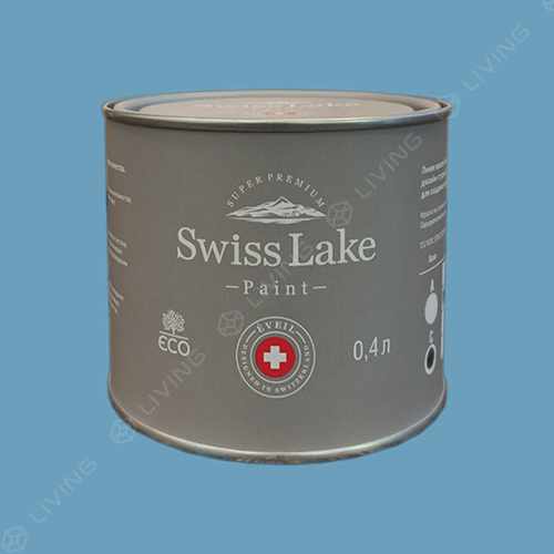 картинка Краска Swiss Lake Wall Comfort 7 цвет resolute blue №2146 от LIVING