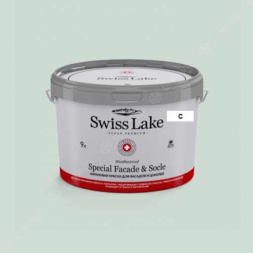 картинка Краска Swiss Lake Special Faсade & Socle цвет tropical rain №2328 от LIVING
