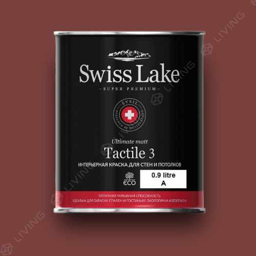 картинка Краска Swiss Lake Tactile 3 цвет sienna  №1447 от LIVING