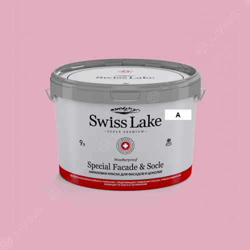 картинка Краска Swiss Lake Special Faсade & Socle цвет pastel pink №1353 от LIVING