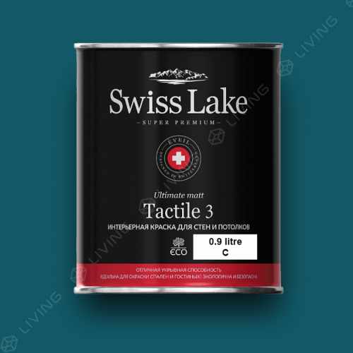 картинка Краска Swiss Lake Tactile 3 цвет calypso №2306 от LIVING