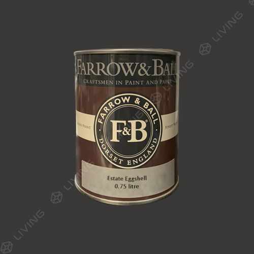 картинка Краска Farrow&Ball Estate Eggshell цвет Pitch Black №256 от LIVING