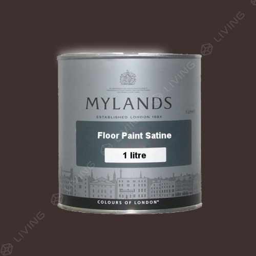 картинка Краска Mylands Floor Paint Satine цвет Plum Tree №283 от LIVING