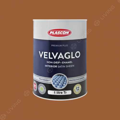 картинка Краска Plascon VELVAGLO WB цвет Brown Suede арт.O7-D1-1 от LIVING