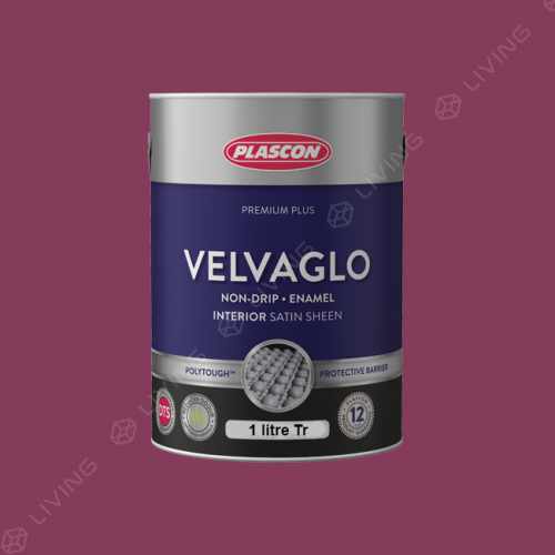 картинка Краска Plascon VELVAGLO цвет Very Berry арт.R1-C1-1 от LIVING