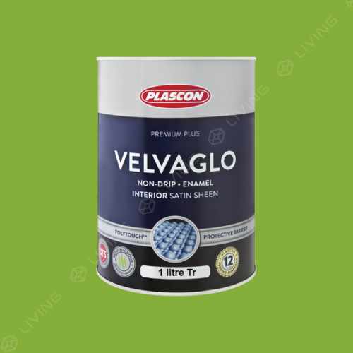 картинка Краска Plascon VELVAGLO WB цвет Daring Lime арт.G1-A1-1 от LIVING