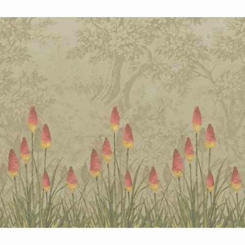 картинка Фреска Little Greene, коллекция London Wallpapers IV, арт. 0251UBMIDIZ Великобритания от LIVING