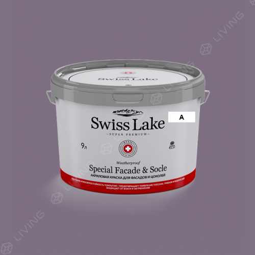 картинка Краска Swiss Lake Special Faсade & Socle цвет purple sage №1828 от LIVING