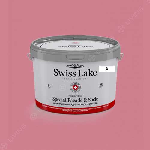картинка Краска Swiss Lake Special Faсade & Socle цвет rhodonite №1358 от LIVING