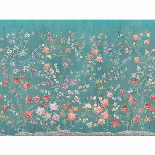 картинка Фреска Affresco, коллекция Цветариум, арт. Chinese garden Color 1 Россия от LIVING