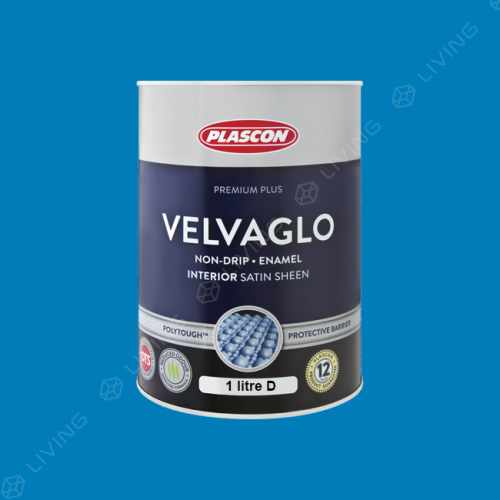 картинка Краска Plascon VELVAGLO WB цвет Greek Island арт.B6-A1-1 от LIVING