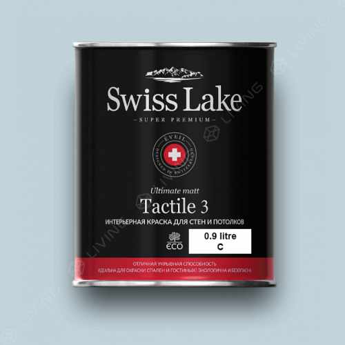 картинка Краска Swiss Lake Tactile 3 цвет seascape №2174 от LIVING