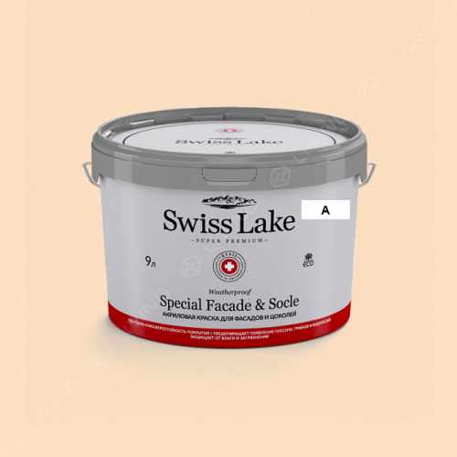 картинка Краска Swiss Lake Special Faсade & Socle цвет new milk №1225 от LIVING
