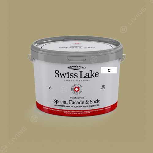 картинка Краска Swiss Lake Special Faсade & Socle цвет autumn fern №2620 от LIVING