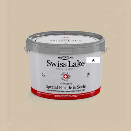 картинка Краска Swiss Lake Special Faсade & Socle цвет Straw Hat №893 от LIVING