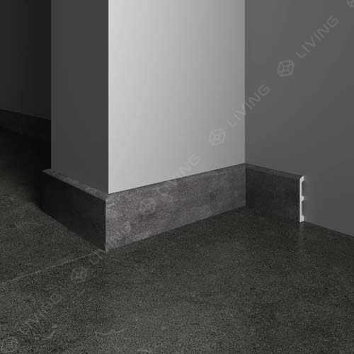 Плинтус Decor-Dizayn, черный, арт. 706-94, коллекция Плинтусы 706, 240 х 8 х 1,3 см. Россия