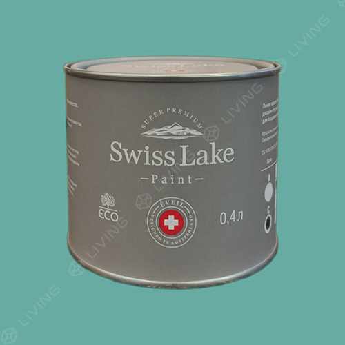 картинка Краска Swiss Lake Wall Comfort 7 цвет rapid green №2667 от LIVING