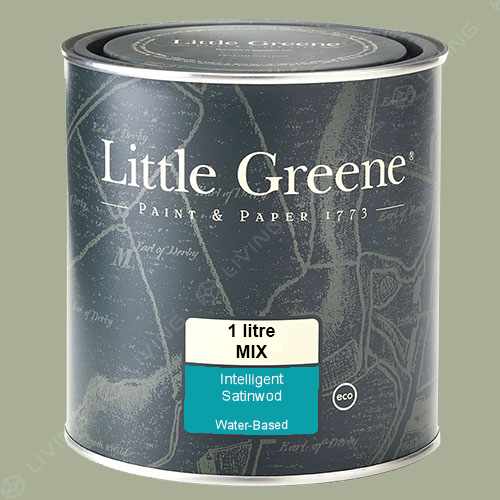 картинка Краска Little Greene Intelligent Satinwood цвет Boringdon Green №295 от LIVING