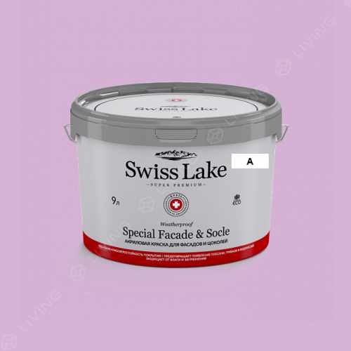 картинка Краска Swiss Lake Special Faсade & Socle цвет exuberant pink  №1715 от LIVING