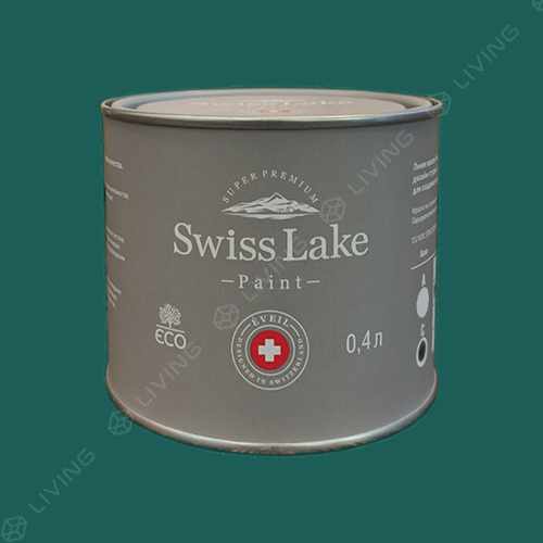картинка Краска Swiss Lake Wall Comfort 7 цвет reseda green №2309 от LIVING