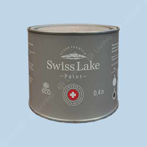 картинка Краска Swiss Lake Wall Comfort 7 цвет blue hydrangea №2014 от LIVING