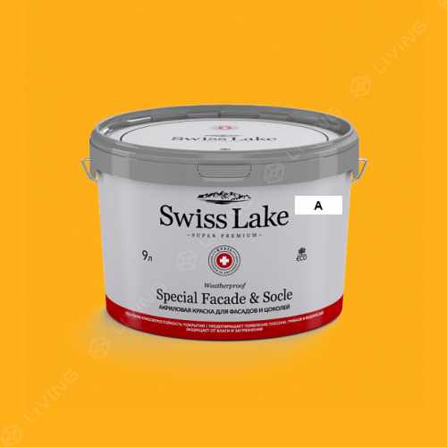 картинка Краска Swiss Lake Special Faсade & Socle цвет quilt gold №1067 от LIVING
