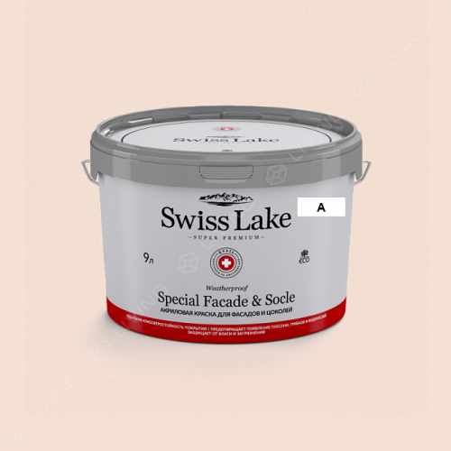 картинка Краска Swiss Lake Special Faсade & Socle цвет PEACH TONE №1503 от LIVING
