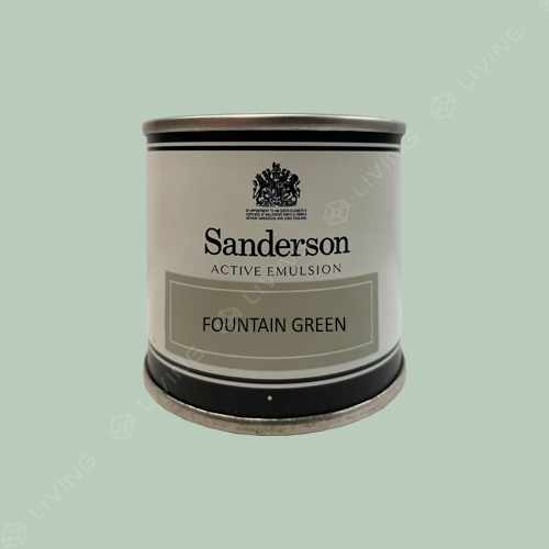 картинка Краска Sanderson Active Emulsion цвет FOUNTAIN GREEN от LIVING