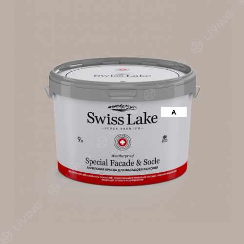 картинка Краска Swiss Lake Special Faсade & Socle цвет cool slate №546 от LIVING