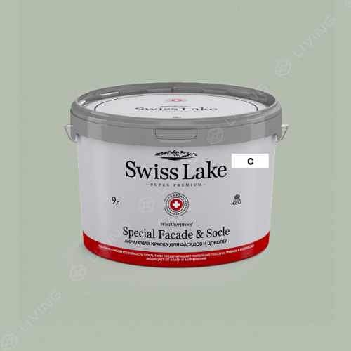 картинка Краска Swiss Lake Special Faсade & Socle цвет braxton blue №2634 от LIVING