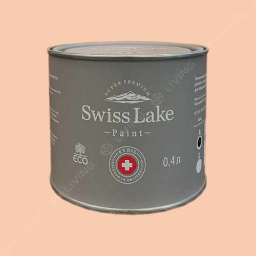 картинка Краска Swiss Lake Wall Comfort 7 цвет peach ambre №1239 от LIVING