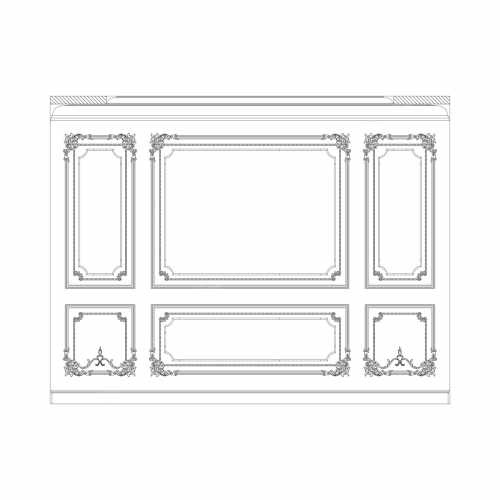Стена RODECOR Лемус Ф3, арт. 77113RC, 300 х 400 см.