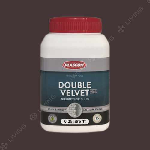 картинка Краска Plascon DOUBLE VELVET цвет Black Bean арт.DC-24-71 от LIVING